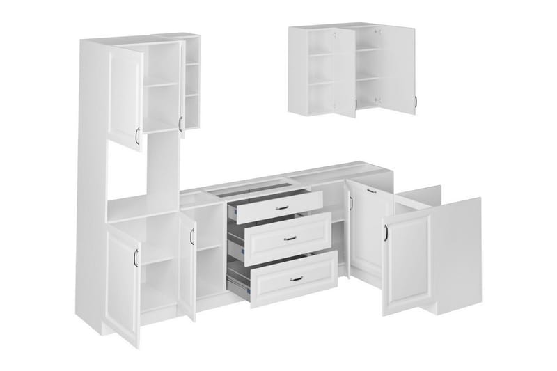 Templemore Möbelset För Kök & Matplats White - Huonekalut - Kalustesetit - Keittiön kalustesetit
