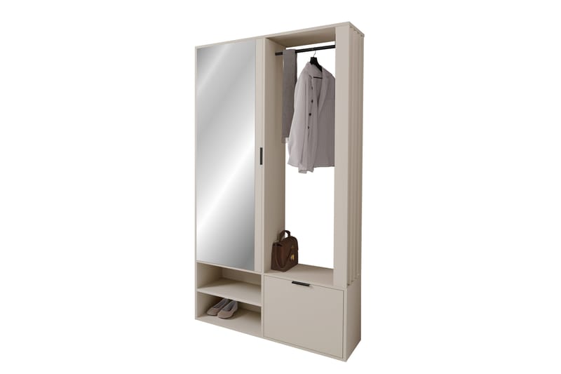 Kennard Eteiskalustepaketti - Beige - Huonekalut - Kalustesetit - Eteisen kalustesetit