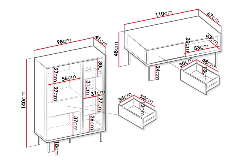 Levisa Kalustesetti Olohuoneeseen - Kasmirmatto - Huonekalut - Kalustesetit - Olohuoneen kalustesetit