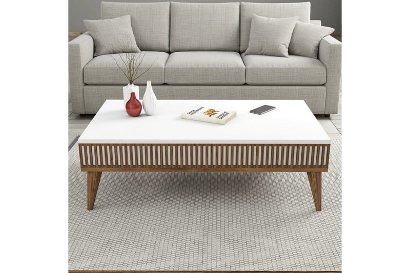 Lissione Kalustesetti Olohuoneeseen - Luonnollinen/Valkoinen - Huonekalut - Kalustesetit - Olohuoneen kalustesetit