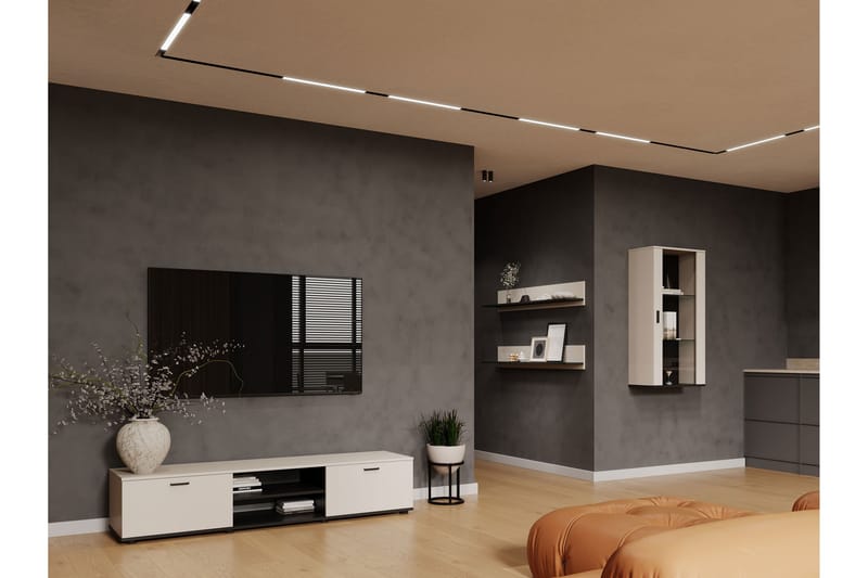 Lyrosen Kalustesarja - olohuone - Beige - Huonekalut - Kalustesetit - Olohuoneen kalustesetit