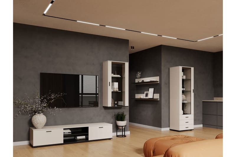 Lyrosen Kalustesarja - olohuone - Beige - Huonekalut - Kalustesetit - Olohuoneen kalustesetit