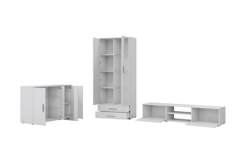 Lyrosen Kalustesarja - olohuone - Beige - Huonekalut - Kalustesetit - Olohuoneen kalustesetit