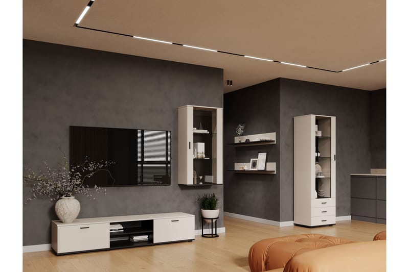 Lyrosen Kalustesarja - olohuone - Beige - Huonekalut - Kalustesetit - Olohuoneen kalustesetit