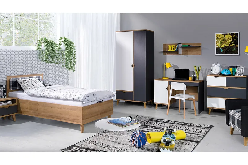 Makuuhuonesetti Lasten Memone, Valkoinen