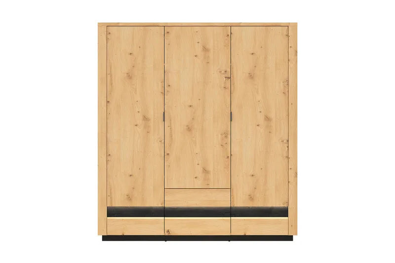 Makuuhuonesetti Moharras 181x56 cm - Luonnonväri/Musta - Huonekalut - Kalustesetit - Makuuhuoneen kalustesetit