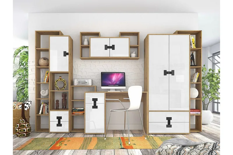 White - Huonekalut - Kalustesetit - Makuuhuoneen kalustesetit