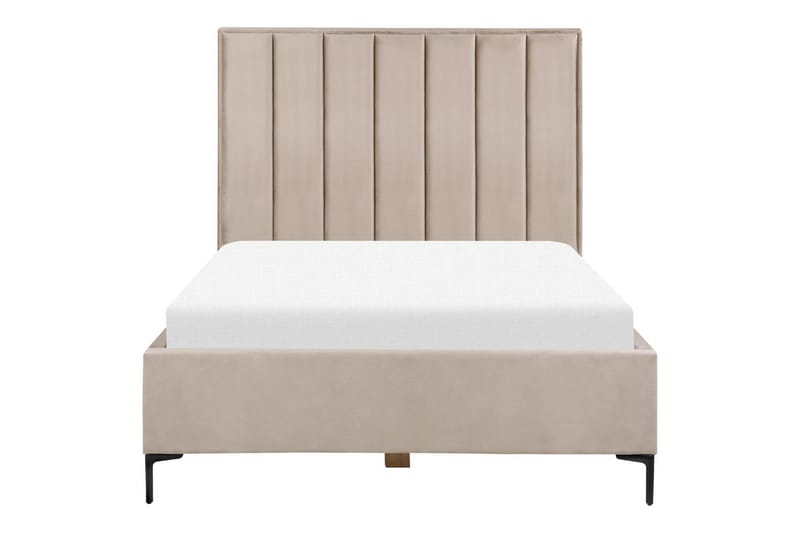 Makuuhuonesetti Sezanne Harmaa/Beige/Musta, 140x200 cm, Sametti - Harmaa/Beige/Musta, 140x200 cm, Sametti - Huonekalut - Kalustesetit - Makuuhuoneen kalustesetit