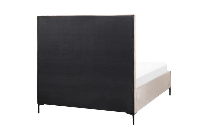 Makuuhuonesetti Sezanne Harmaa/Beige/Musta, 140x200 cm, Sametti - Harmaa/Beige/Musta, 140x200 cm, Sametti - Huonekalut - Kalustesetit - Makuuhuoneen kalustesetit