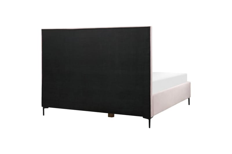 Makuuhuonesetti Sezanne Vaaleanpunainen/Musta, 180x200 cm, Sametti - Vaaleanpunainen/Musta, 180x200 cm, Sametti - Huonekalut - Kalustesetit - Makuuhuoneen kalustesetit