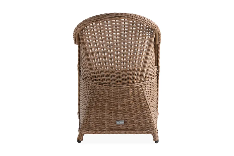 Marcus Light -nojatuoli tyynyllä - Luonnonruskea - Puutarhakalusteet - Puutarhatuoli - Karmituoli ulos