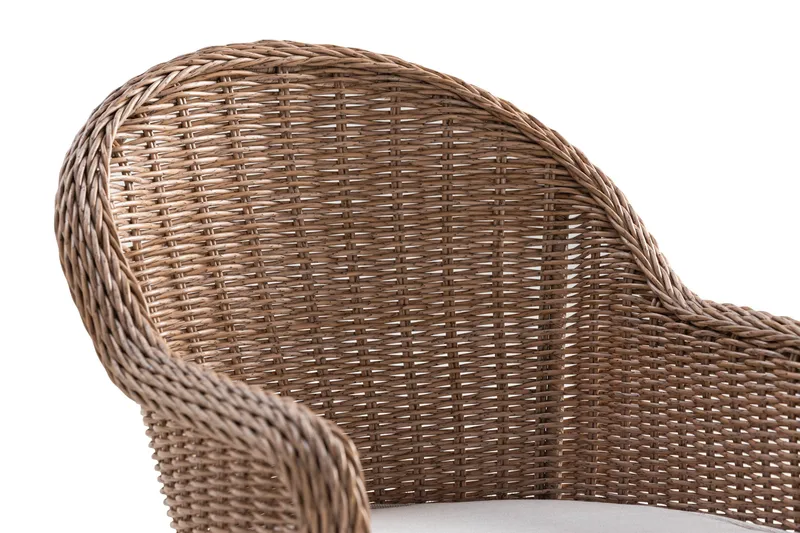 Marcus Light -nojatuoli tyynyllä - Luonnonruskea - Puutarhakalusteet - Puutarhatuoli - Karmituoli ulos