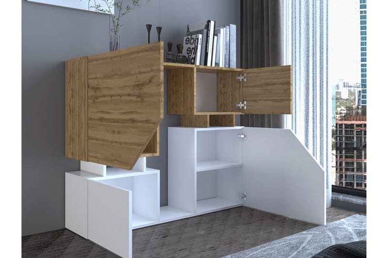 Carbost Möbelset För Vardagsrum White - Huonekalut - Kalustesetit - Olohuoneen kalustesetit