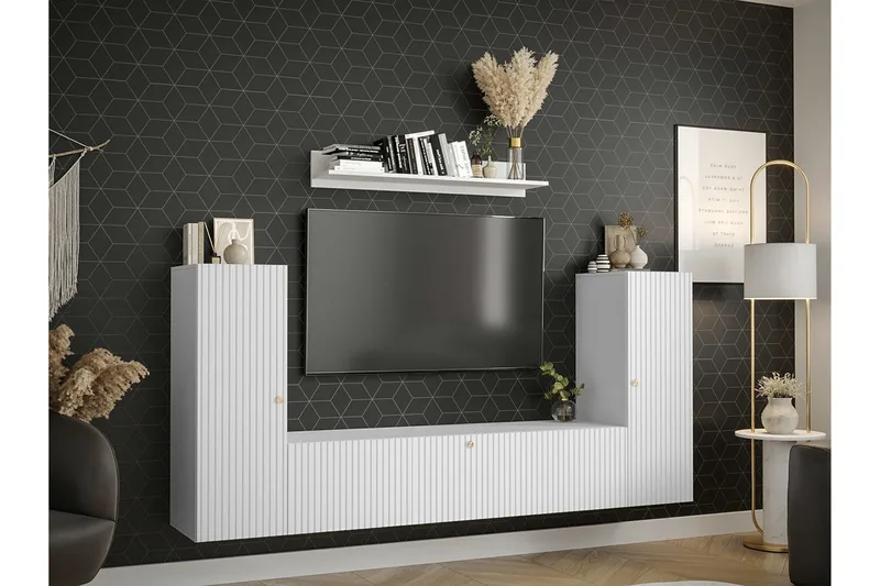 Dunvegan Möbelset För Vardagsrum White - Huonekalut - Kalustesetit - Olohuoneen kalustesetit