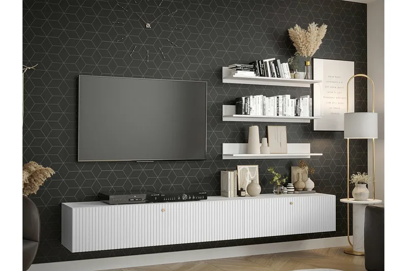 Dunvegan Möbelset För Vardagsrum White - Huonekalut - Kalustesetit - Olohuoneen kalustesetit