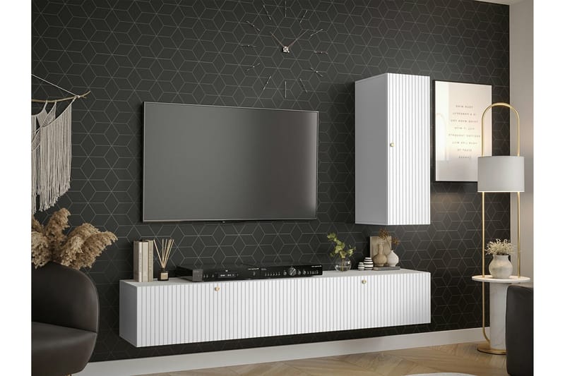 Dunvegan Möbelset För Vardagsrum White - Huonekalut - Kalustesetit - Olohuoneen kalustesetit