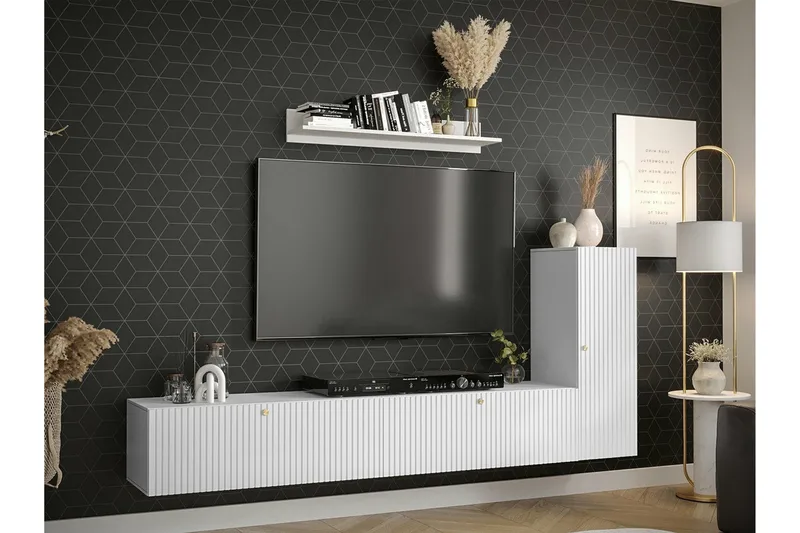 Dunvegan Möbelset För Vardagsrum White - Huonekalut - Kalustesetit - Olohuoneen kalustesetit