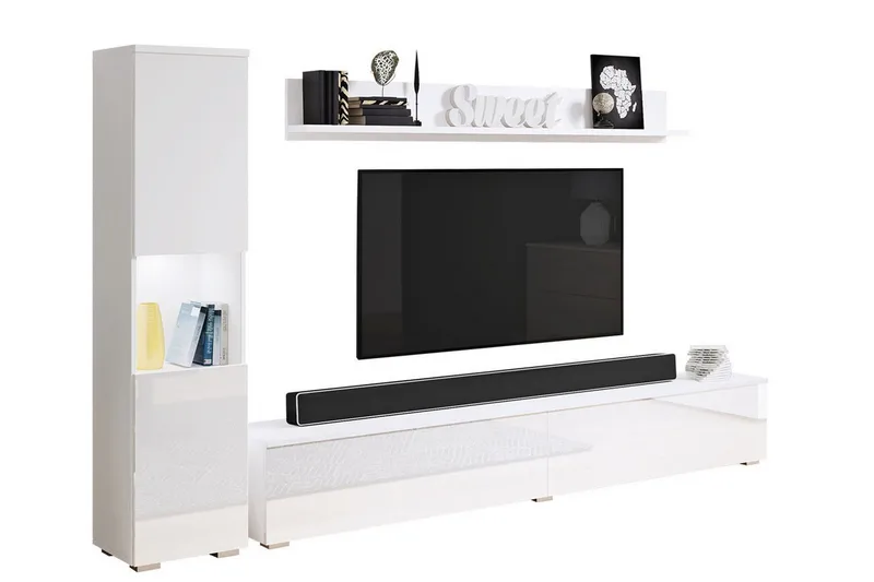 Galbally Möbelset För Vardagsrum NO_BRAND White, undefined