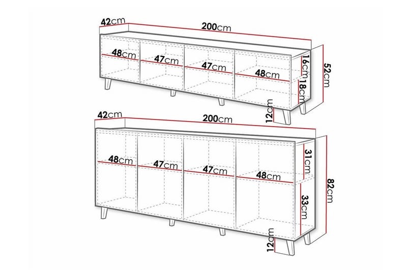 Kintore Möbelset För Vardagsrum Black - Huonekalut - Kalustesetit - Olohuoneen kalustesetit