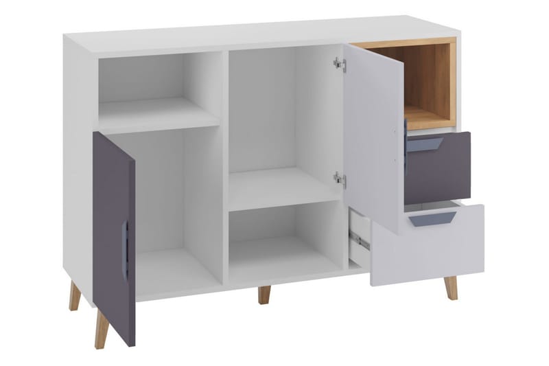 Olohuoneen kalustesetti Takeshi - Vihreä/Harmaa - Huonekalut - Kalustesetit - Olohuoneen kalustesetit