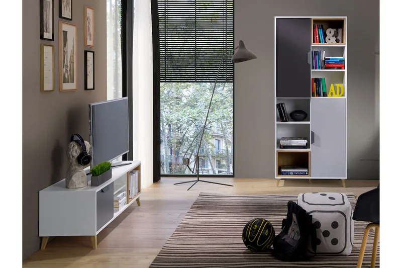 Olohuoneen kalustesetti Takeshi, Vihreä/Harmaa