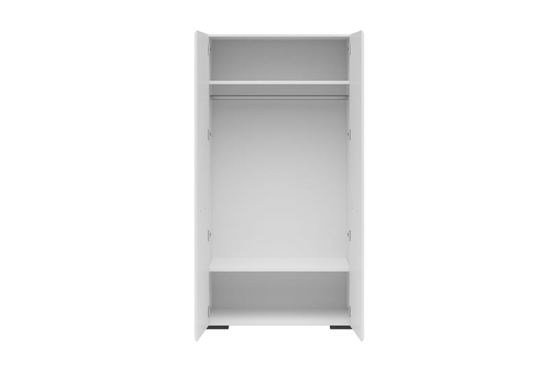 Olohuonesetti Ekehaar 100x55 cm - Valkoinen Korkeakiilto/Musta - Huonekalut - Kalustesetit - Olohuoneen kalustesetit