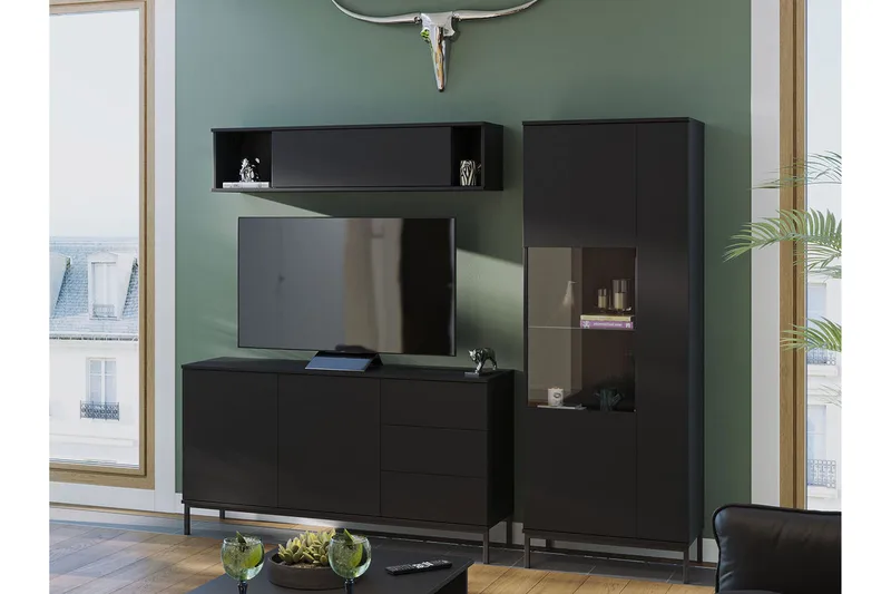 Olohuonesetti Quertas 3 osaa, Musta