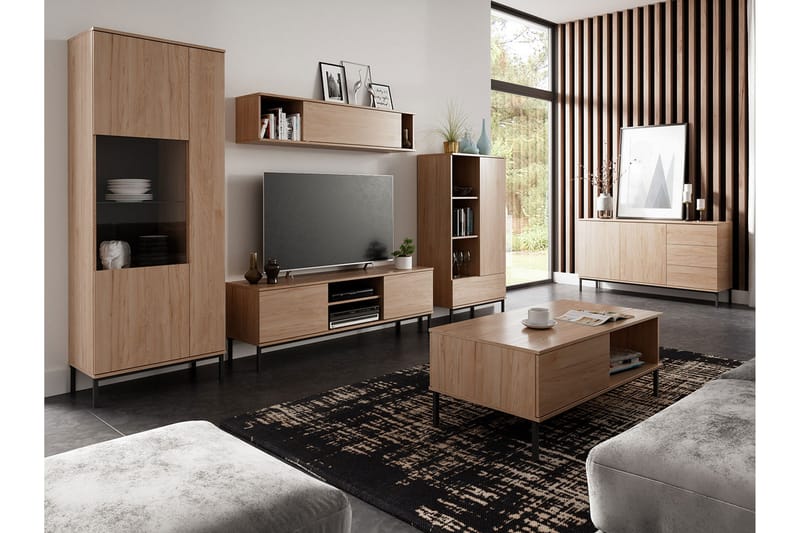 Olohuonesetti Quertas LED-valaistus 7 Osaa Valkoinen LED, Luonnonväri