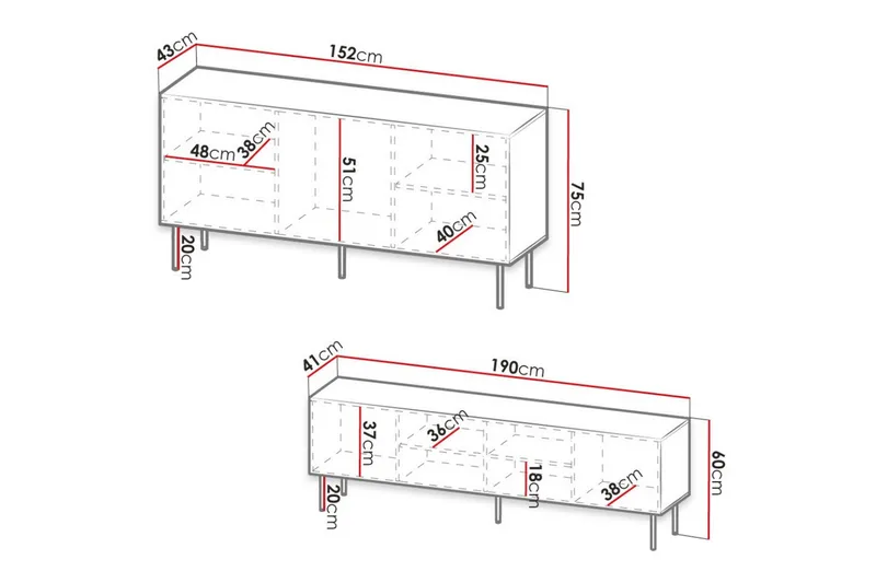 Strontian Möbelset För Vardagsrum Scandinavian Choice Black - Huonekalut - Kalustesetit - Olohuoneen kalustesetit