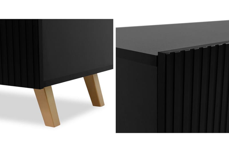 Strontian Möbelset För Vardagsrum Scandinavian Choice Black - Huonekalut - Kalustesetit - Olohuoneen kalustesetit