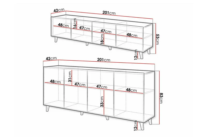 Strontian Möbelset För Vardagsrum Scandinavian Choice Black - Huonekalut - Kalustesetit - Olohuoneen kalustesetit