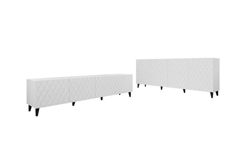 Strontian Möbelset För Vardagsrum Scandinavian Choice White, undefined