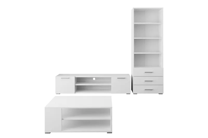 Olohuonekalustesetti Lindesberg, Valkoinen