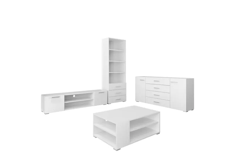 Olohuonekalustesetti Lindesberg, Valkoinen