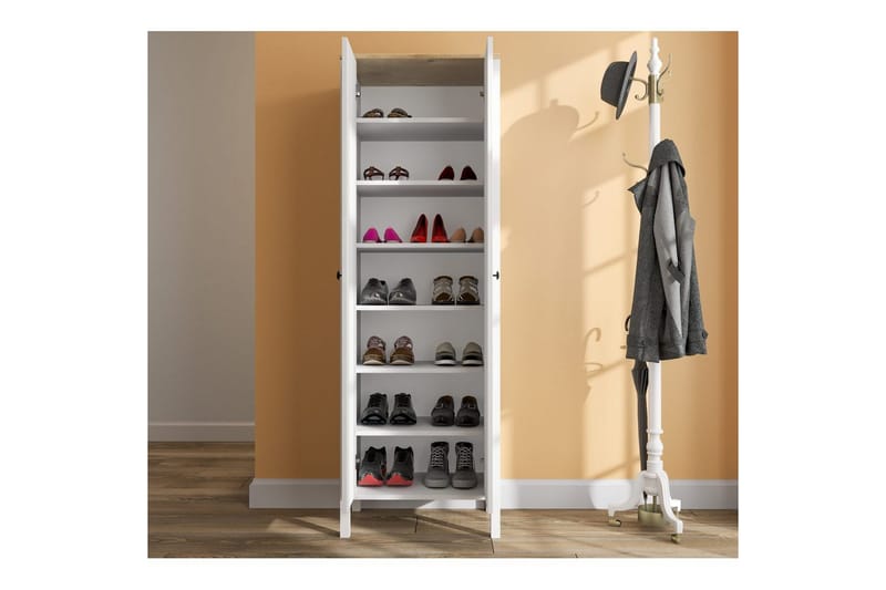 Orricon Eteiskalustesetti - Luonnollinen/Valkoinen - Huonekalut - Kalustesetit - Eteisen kalustesetit