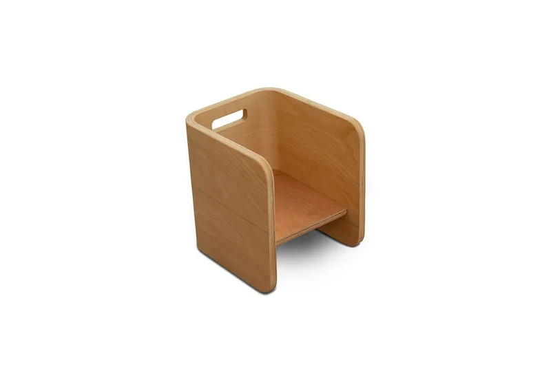 Pöytä- ja tuolisetti (3 osaa) Miraeny Luonnollinen - Luonnollinen - Huonekalut - Lasten kalusteet - Lasten pöydät