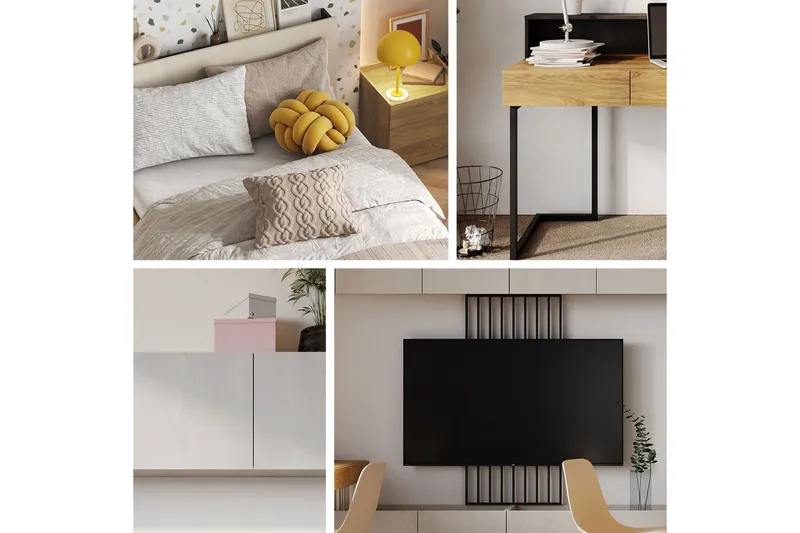 Parhaat Olohuoneen Kalustesarjat - Ruskea/Beige - Huonekalut - Kalustesetit - Olohuoneen kalustesetit