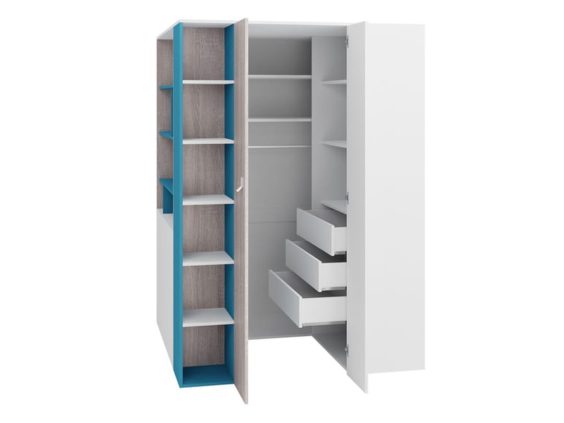 Planeta Makuuhuoneen Kalustesetti Valaistuksella - Huonekalut - Kalustesetit - Makuuhuoneen kalustesetit