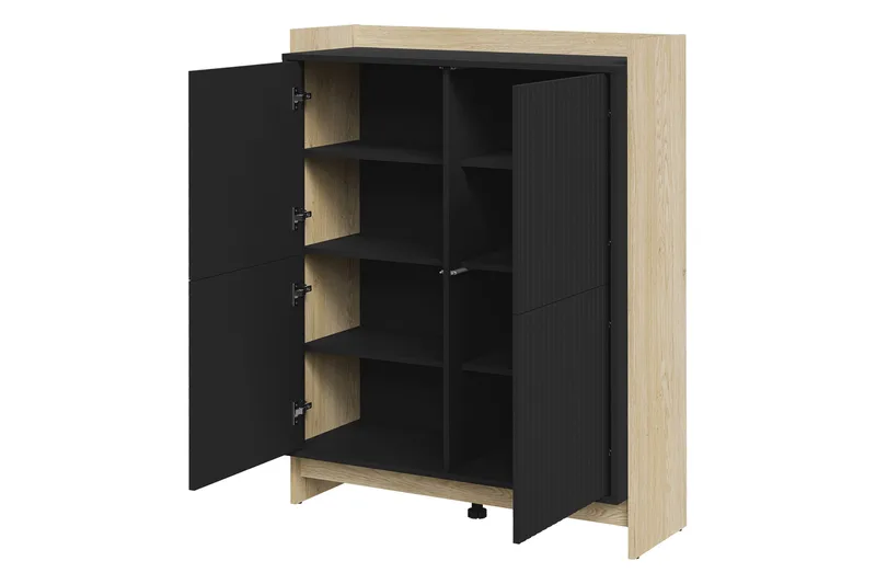 Polina Huonekalusetti Olohuoneeseen - Ruskea / Musta - Huonekalut - Kalustesetit - Olohuoneen kalustesetit