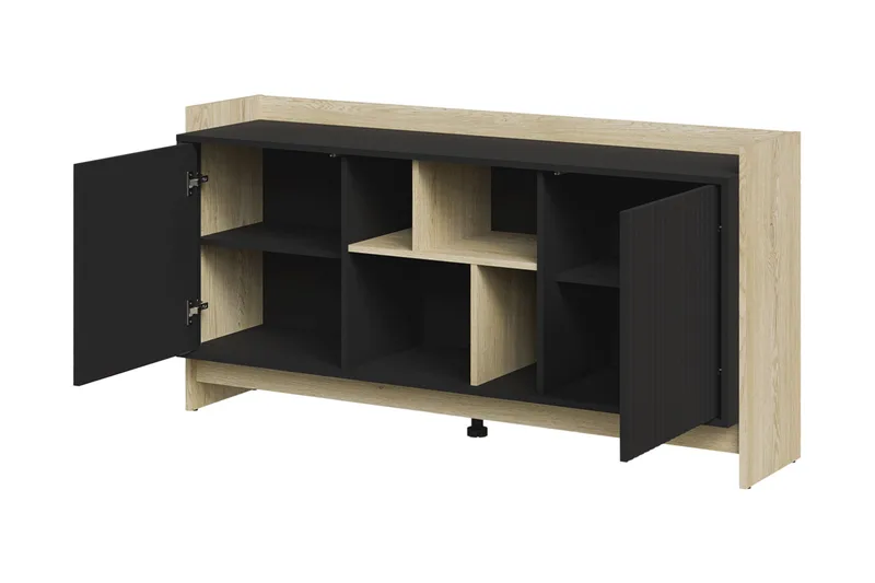 Polina Huonekalusetti Olohuoneeseen - Ruskea / Musta - Huonekalut - Kalustesetit - Olohuoneen kalustesetit