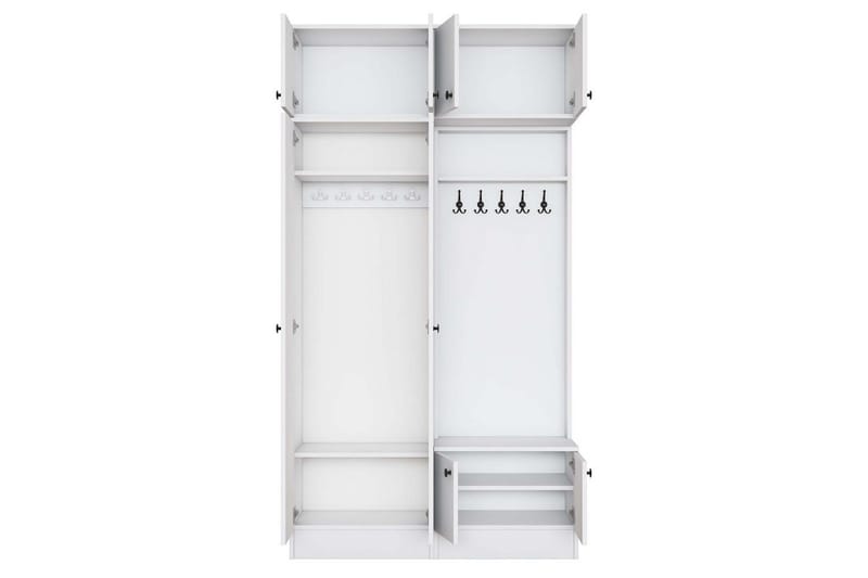 Quorra Eteiskalustesetti - Valkoinen - Huonekalut - Kalustesetit - Eteisen kalustesetit