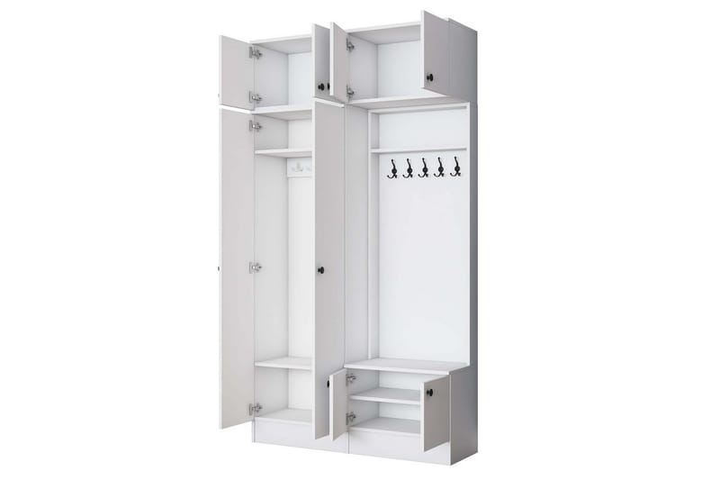 Quorra Eteiskalustesetti - Valkoinen - Huonekalut - Kalustesetit - Eteisen kalustesetit