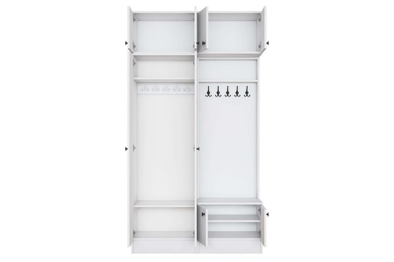 Quorra Eteiskalustesetti - Valkoinen - Huonekalut - Kalustesetit - Eteisen kalustesetit