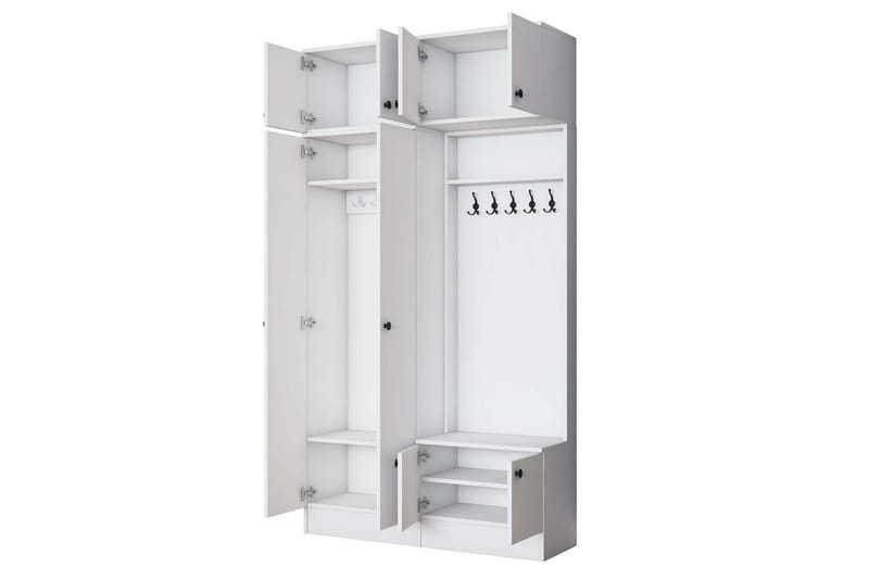 Quorra Eteiskalustesetti - Valkoinen - Huonekalut - Kalustesetit - Eteisen kalustesetit