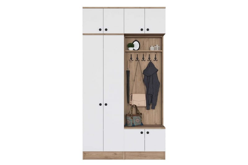 Quorra Eteiskalustesetti, Pähkinä/Valkoinen