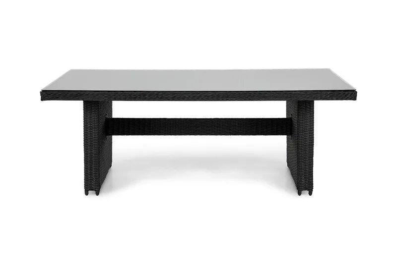 Ruokapöytä Marcus 200 cm - Musta - Puutarhakalusteet - Terassipöydät - Ruokapöytä terassille