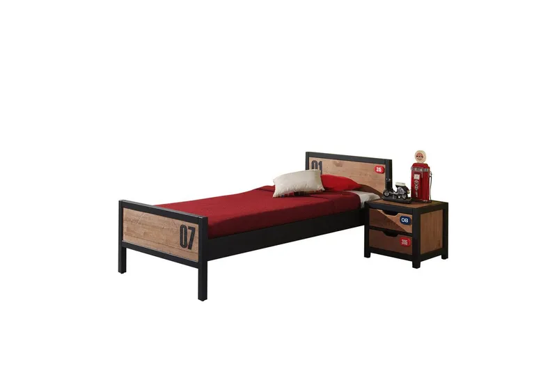 Sänky, jossa on yöpöytä Alex, undefined