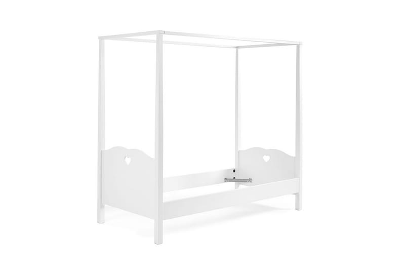 Sänky, jossa on yöpöytä Amori Valkoinen - Huonekalut - Kalustesetit - Makuuhuoneen kalustesetit