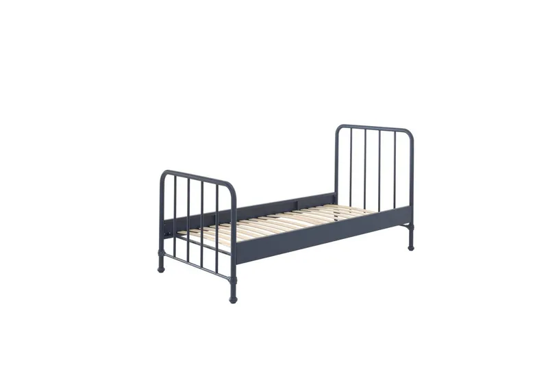 Sänky, jossa on yöpöytä Bronxx Sininen - Sininen - Huonekalut - Kalustesetit - Makuuhuoneen kalustesetit