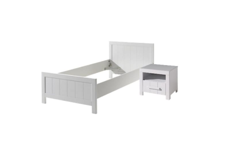 Sänky, jossa on yöpöytä Erik, undefined